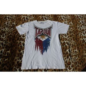 Tapout Y2K Graphic Vintage Tee Grunge Skater MMA Size L